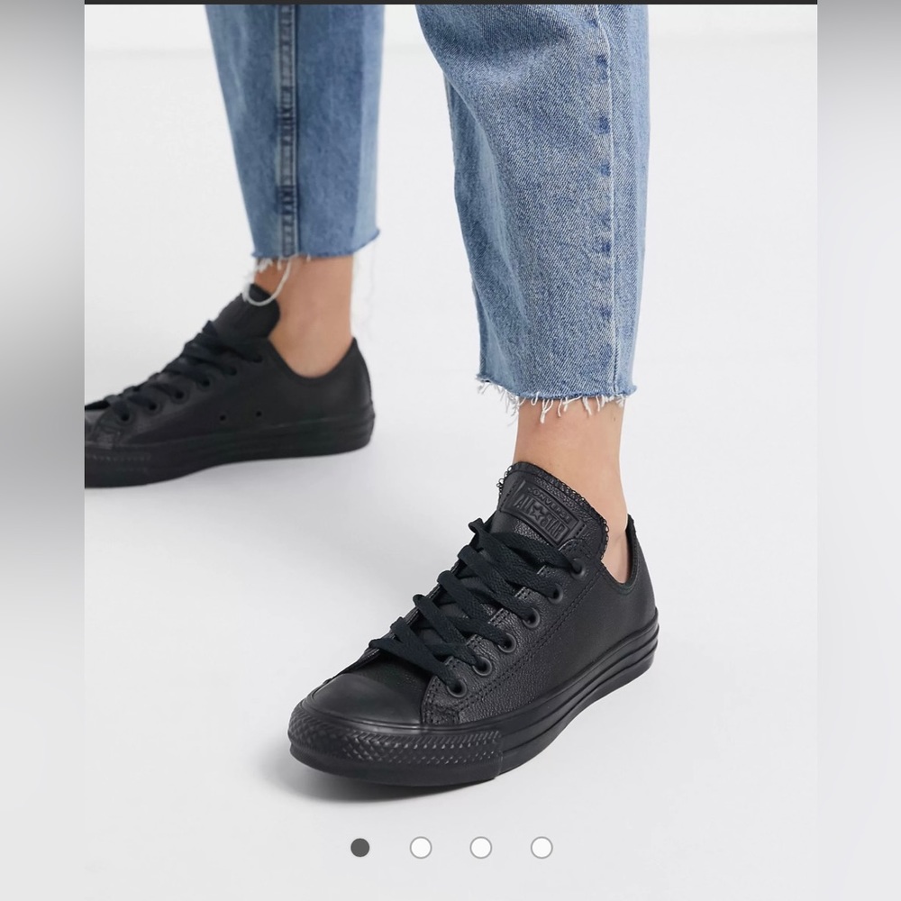 All Star Converse leather sneakers